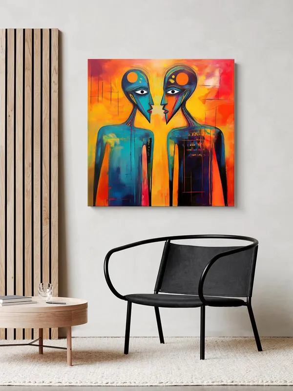 Abstract_Faces_Canvas-Wrapped_Painting_|_Bold_Modern_Art_for_Contemporary_Spaces,_Offices,_and_Hotels_36X36_Inches_(FLP36X360502)