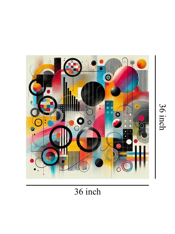 Canvas_Wrapped_Geometric_Abstract_Painting_-_Vibrant_Art_for_Creative_Spaces_-_36X36_Inches(FLP36X360557)