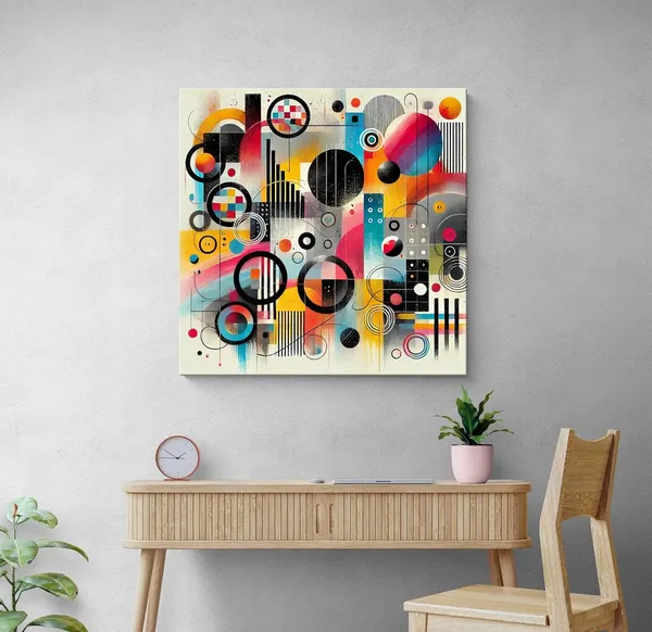 Canvas_Wrapped_Geometric_Abstract_Painting_-_Vibrant_Art_for_Creative_Spaces_-_36X36_Inches(FLP36X360557)