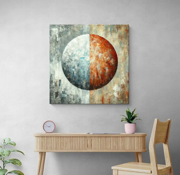 Canvas_Wrapped_Painting_of_Abstract_Cosmic_Balance_-_Modern_Art_for_Meditation_Spaces_-_36X36_Inches(FLP36X360547)