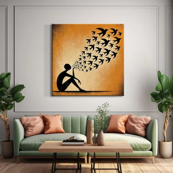 Expressive_Silhouette_Canvas-Wrapped_Painting_|_Artistic_Wall_Decor_for_Living_Rooms_and_Artistic_Spaces_36X36_Inches_(FLP36X360507)