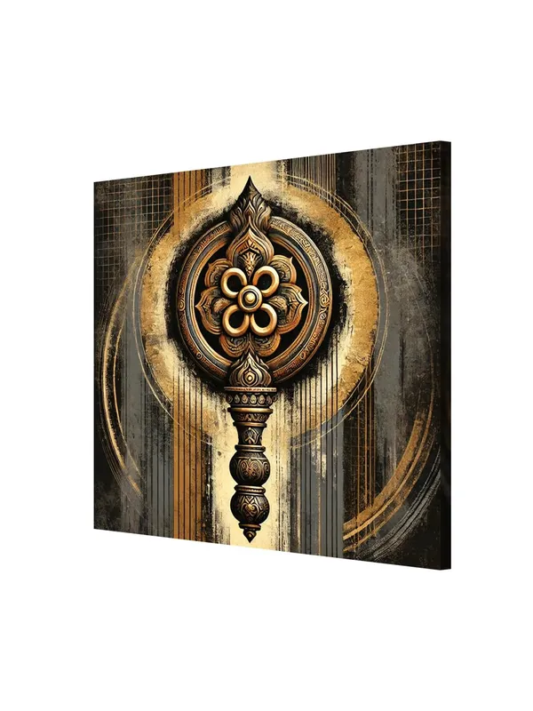 Canvas_Wrapped_Painting_of_Ornamental_Mandala_-_Spiritual_Art_for_Yoga_Studios_-_24X24_Inches(FLP24X240548)