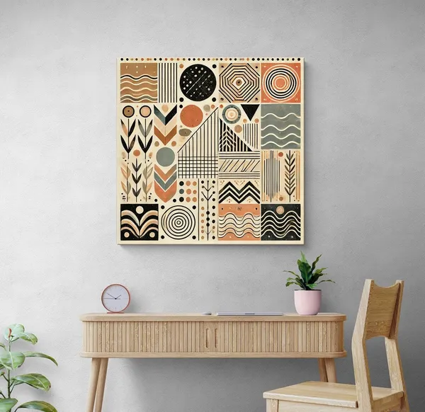 Tribal_Patterns_Geometric_Canvas-Wrapped_Painting,_�_Ethnic_Wall_Decoration_36X36_Inches_(FLP36X360526)