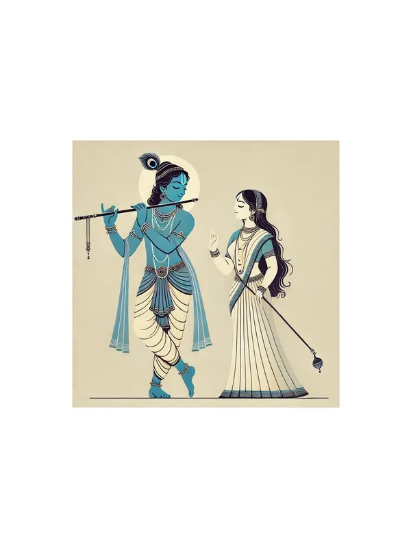 Canvas_Wrapped_Minimalist_Painting_of_Krishna_and_Radha_-_Elegant_Art_for_Modern_Homes_-_24X24_Inches(FLP24X240562)