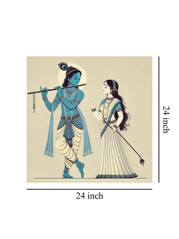 Canvas_Wrapped_Minimalist_Painting_of_Krishna_and_Radha_-_Elegant_Art_for_Modern_Homes_-_24X24_Inches(FLP24X240562)