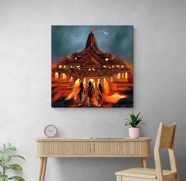 Mystic_Temple_at_Night_Canvas-Wrapped_Painting_|_Spiritual_Landscape_Art_for_Peaceful_Home_D�cor_36X36_Inches_(FLP36X360506)