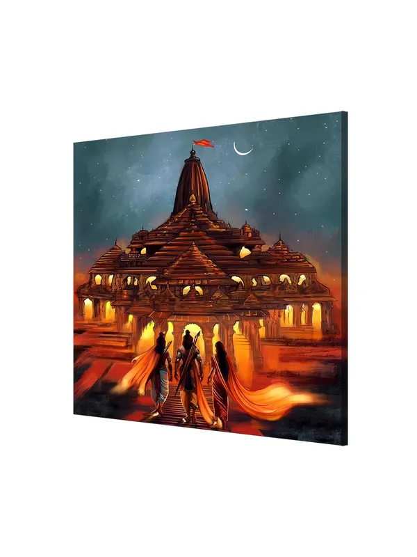 Mystic_Temple_at_Night_Canvas-Wrapped_Painting_|_Spiritual_Landscape_Art_for_Peaceful_Home_D�cor_36X36_Inches_(FLP36X360506)