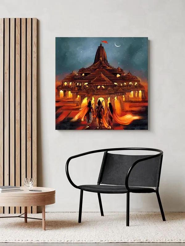 Mystic_Temple_at_Night_Canvas-Wrapped_Painting_|_Spiritual_Landscape_Art_for_Peaceful_Home_D�cor_36X36_Inches_(FLP36X360506)