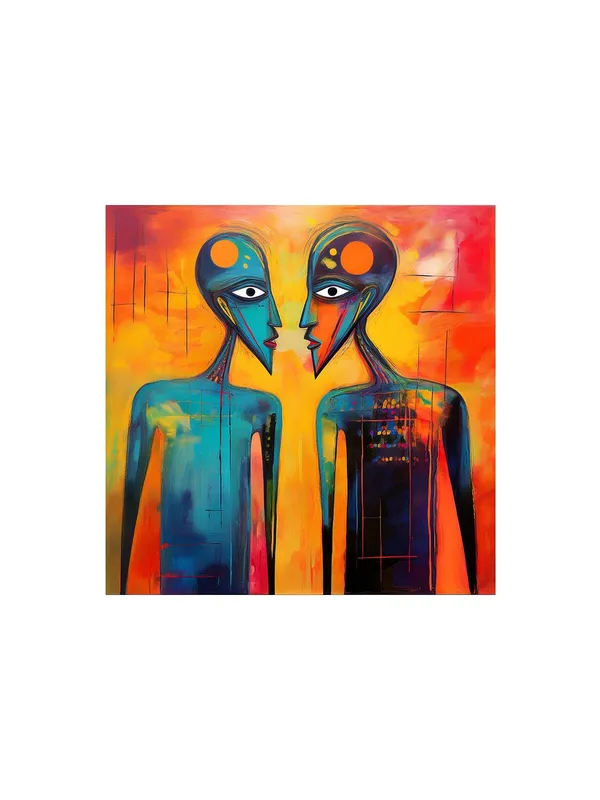 Abstract_Faces_Canvas-Wrapped_Painting_|_Bold_Modern_Art_for_Contemporary_Spaces,_Offices,_and_Hotels_24X24_Inches_(FLP24X240502)