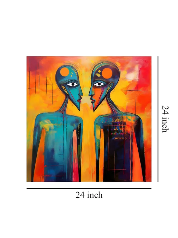 Abstract_Faces_Canvas-Wrapped_Painting_|_Bold_Modern_Art_for_Contemporary_Spaces,_Offices,_and_Hotels_24X24_Inches_(FLP24X240502)