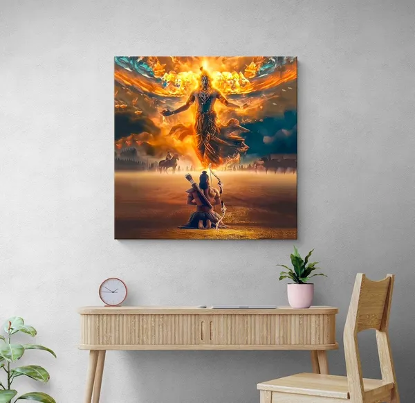 Canvas_Wrapped_Painting_of_Krishna_in_Divine_Form_-_Inspirational_Spiritual_Wall_Art_-_24X24_Inches(FLP24X240545)