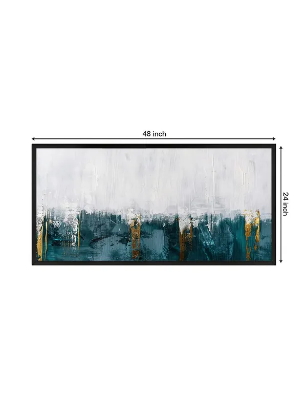 Modern_Abstract_Wall_Art,_Blue_and_Gold_Canvas_Print_with_Black_Frame,_Living_Room_Decor