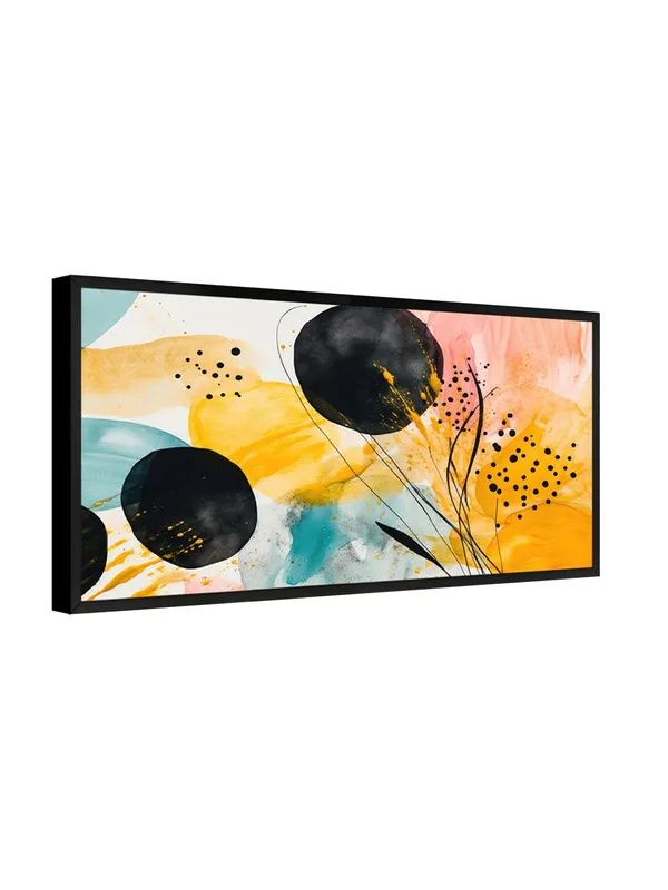 Modern_Abstract_Wall_Art,_Black_and_Yellow_Watercolor_Print,_Large_Framed_Canvas_Painting_for_Living_Room