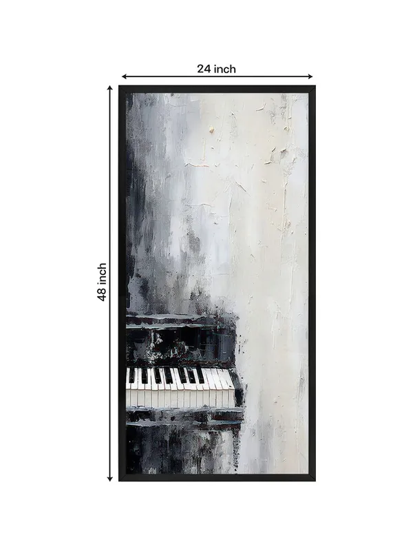 Modern_Abstract_Piano_Wall_Art,_Black_and_White_Canvas_Print_with_Frame,_Living_Room_Decor