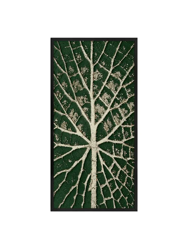 Modern_Abstract_Tree_Wall_Art,_Green_and_White_Canvas_Print,_Black_Frame,_Living_Room_Decor