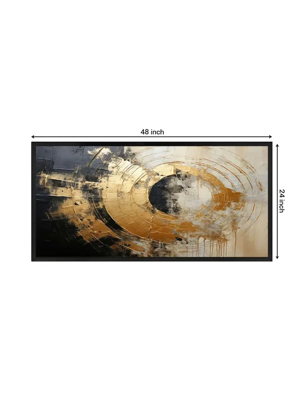 Modern_Abstract_Wall_Art_Canvas,_Black_and_Gold_Circular_Design,_Large_Living_Room_Decor,_Framed