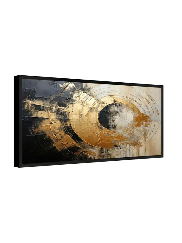 Modern_Abstract_Wall_Art_Canvas,_Black_and_Gold_Circular_Design,_Large_Living_Room_Decor,_Framed