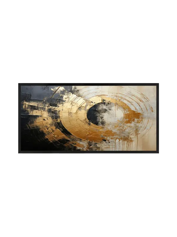 Modern_Abstract_Wall_Art_Canvas,_Black_and_Gold_Circular_Design,_Large_Living_Room_Decor,_Framed