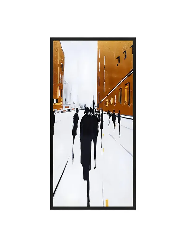 Modern_Abstract_Urban_Scene_Wall_Art,_Black_Frame,_Large_Vertical_Canvas_Print_for_Living_Room_Decor