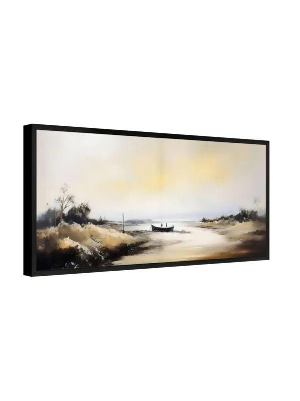 Modern_Landscape_Wall_Art_Print_with_Black_Frame,_Seascape_Canvas_Painting,_Living_Room_Decor