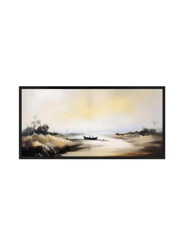Modern_Landscape_Wall_Art_Print_with_Black_Frame,_Seascape_Canvas_Painting,_Living_Room_Decor