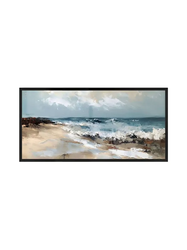 Large_Coastal_Seascape_Canvas_Wall_Art,_Black_Framed_Ocean_Wave_Painting,_Living_Room_Decor
