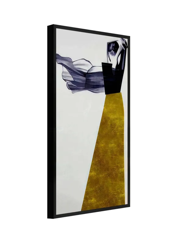 Modern_Abstract_Wall_Art,_Canvas_Print_with_Black_Frame,_Gold_and_Navy_Design,_120_x_60_cm,_Vertical_Orientation