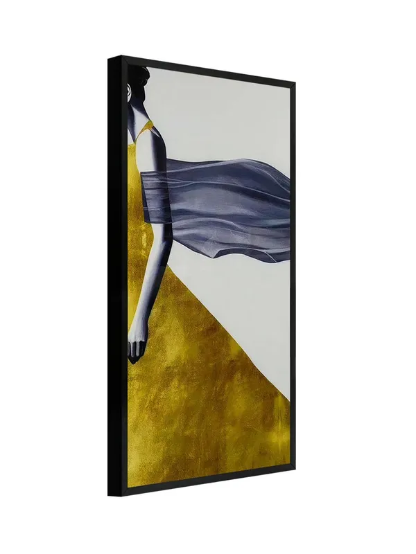 Modern_Abstract_Wall_Art_Canvas_Print,_Black_Frame,_Yellow_and_Grey_Design,_120_x_60_cm,_Living_Room_Decor