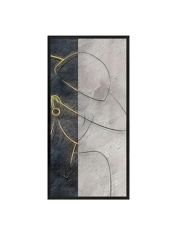 Modern_Abstract_Wall_Art_Print,_Black_and_White_Canvas,_Minimalist_Line_Drawing,_Framed_Living_Room_Decor