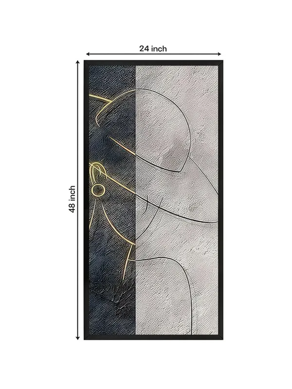 Modern_Abstract_Wall_Art_Print,_Black_and_White_Canvas,_Minimalist_Line_Drawing,_Framed_Living_Room_Decor