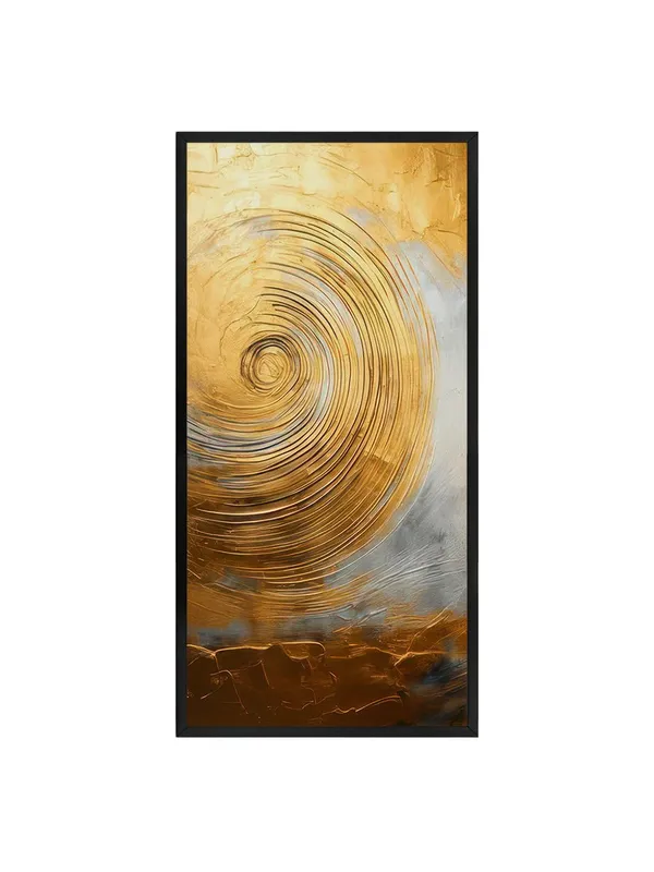 Modern_Abstract_Gold_Spiral_Wall_Art,_Black_Frame,_Large_Vertical_Canvas_Print_for_Living_Room