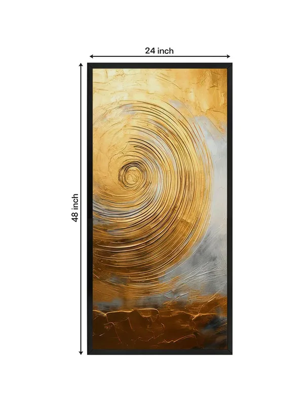 Modern_Abstract_Gold_Spiral_Wall_Art,_Black_Frame,_Large_Vertical_Canvas_Print_for_Living_Room
