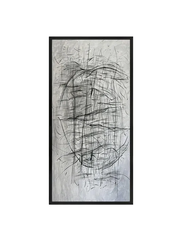 Abstract_Black_and_White_Wall_Art,_Modern_Minimalist_Canvas_Print,_Large_Vertical_Framed_Artwork