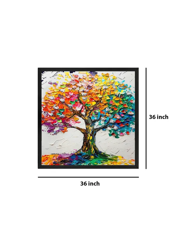 Box_Fiber_Frame_Colorful_Tree_Canvas-Wrapped_Painting,_36X36_-_Vibrant_Nature_Art_for_Living_Room_or_Bedroom_(BLF36X360392)