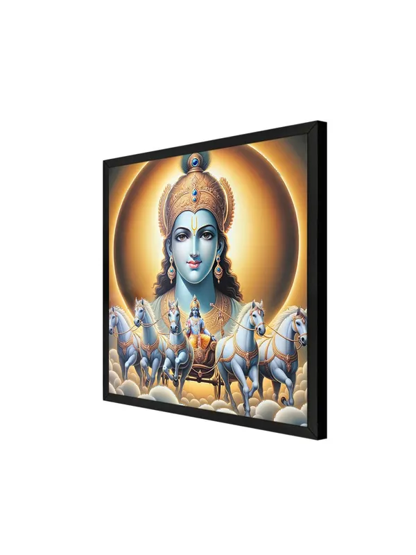 Box_Fiber_Frame_Radiant_Sun_God_on_Chariot_Canvas-Wrapped_Painting,_�_Spiritual_Art_for_Meditation_36X36_Inches_(BLF36X360521)