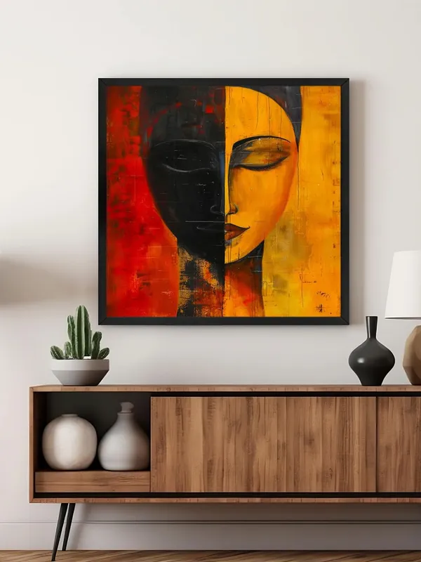 Box_Fiber_Frame_Canvas-Wrapped_Tranquil_Buddha_Face_Painting_24X24_-_Zen_Inspired_Art_for_Serenity_(BLF24X240493)