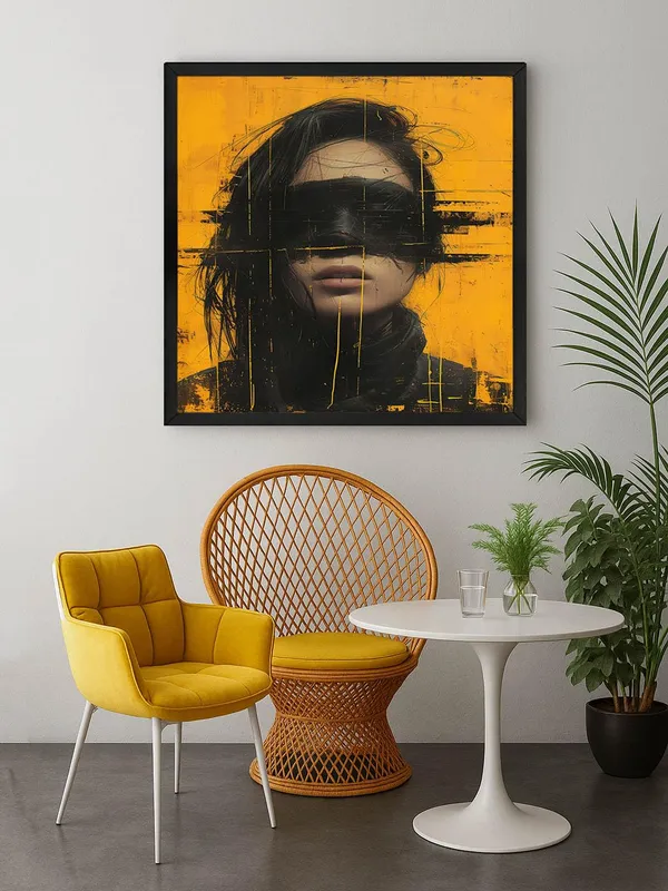 Box_Fiber_Frame_Woman_in_Shadow_Canvas-Wrapped_Painting,_24X24_-_Modern_Art_for_Edgy_and_Stylish_Spaces_(BLF24X240415)
