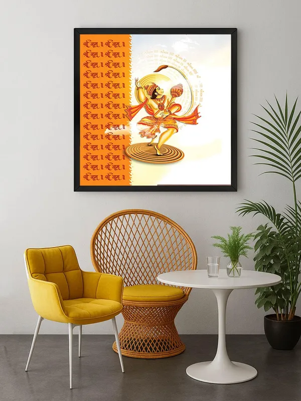Box_Fiber_Frame_Hanuman_Dancing_with_Joy_in_Devotion_to_Lord_Rama_-_Canvas_Painting_|_Hindu_Devotional_Art,_Spiritual_Wall_Decor,_Hanuman_Painting_(BLF36X360253)