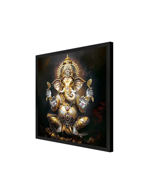 Box_Fiber_Frame_The_Eternal_Lotus:_Lord_Ganesha's_Radiant_Blessings_Flowing_Through_Time_and_Space_-_Canvas_Painting_|_Vastu_Art,_Indian_God_Painting,_Ganpati_Wall_Art_(BLF36X360229)