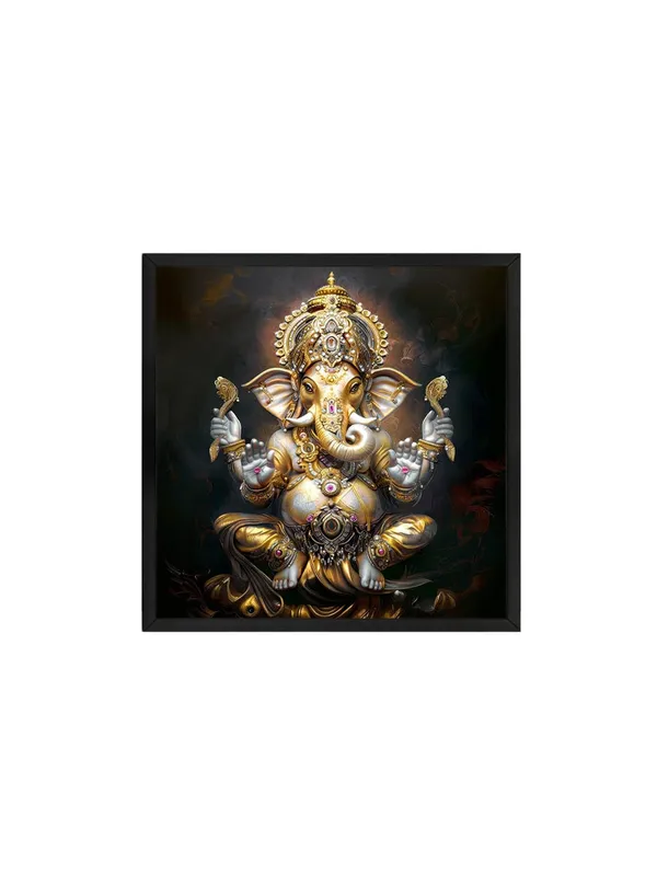 Box_Fiber_Frame_The_Eternal_Lotus:_Lord_Ganesha's_Radiant_Blessings_Flowing_Through_Time_and_Space_-_Canvas_Painting_|_Vastu_Art,_Indian_God_Painting,_Ganpati_Wall_Art_(BLF36X360229)