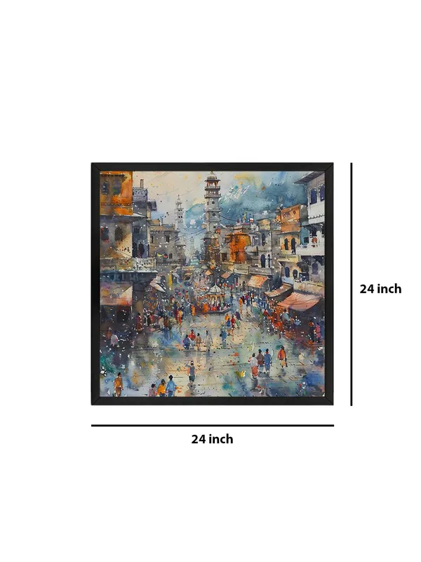 Box_Fiber_Frame_Bustling_Bazaar_in_the_Heart_of_the_City_or_Vibrant_Streets_of_the_Old_Towncity_painting_for_wall_decoration_(BLF24X240179)