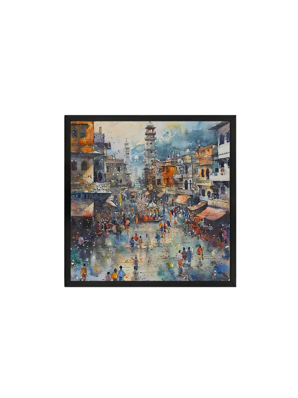 Box_Fiber_Frame_Bustling_Bazaar_in_the_Heart_of_the_City_or_Vibrant_Streets_of_the_Old_Towncity_painting_for_wall_decoration_(BLF24X240179)
