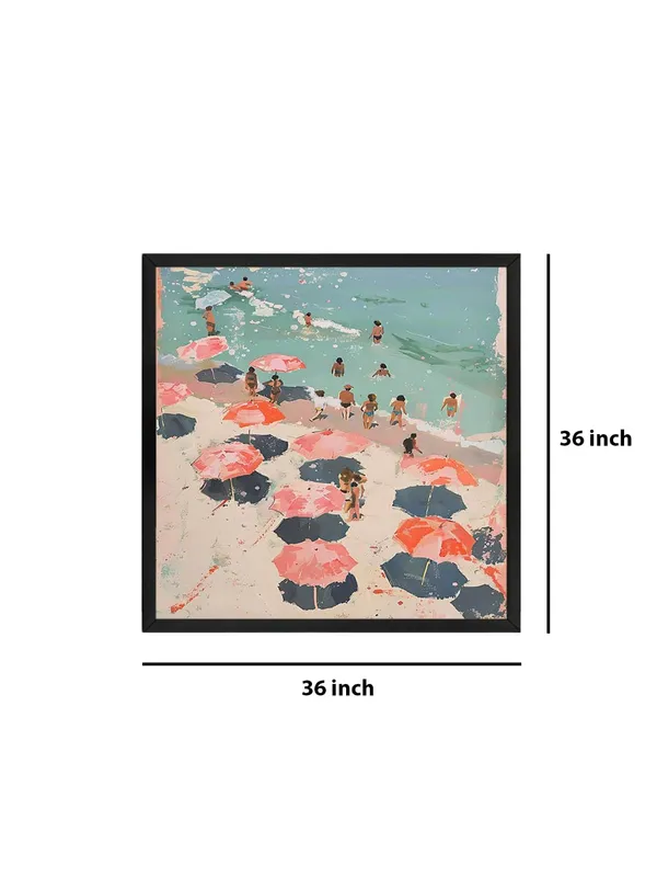Box_Fiber_Frame_Canvas-Wrapped_Beach_Scene_Painting,_36X36_�_Perfect_for_Coastal_D�cor,_Bright_Colors_of_Summer,_Seaside_Art_Wall_D�cor_(BLF36X360438)