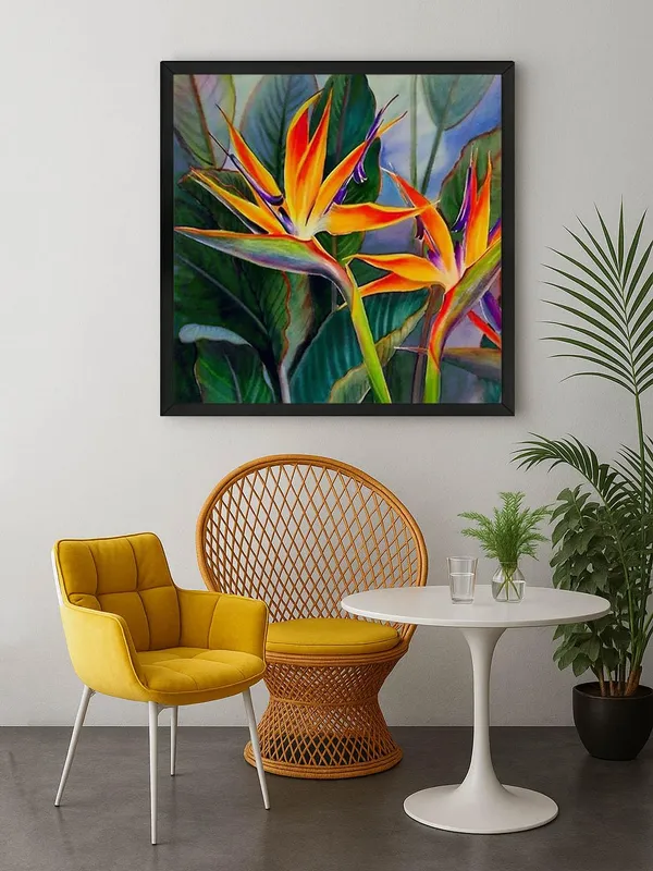 Box_Fiber_Frame_Vibrant_Bird_of_Paradise_Flower_Art_Print_-_Exotic_Tropical_Botanical_Painting_with_Bright_Orange_and_Yellow_Blooms_(BLF24X240154)
