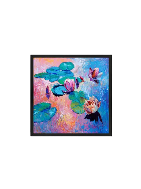 Box_Fiber_Frame_Sleeping_Baby_Canvas-Wrapped_Painting_36X36_-_Dreamy_Nighttime_Art_(BLF36X360465)