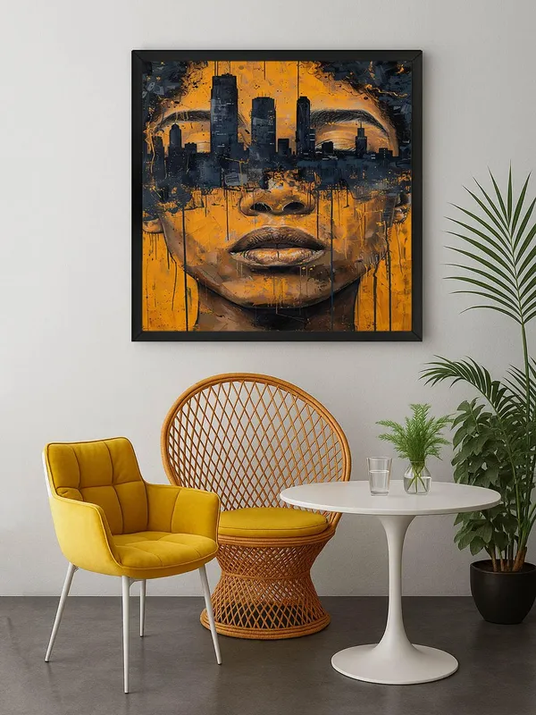Box_Fiber_Frame_Urban_Portrait_Fusion_Canvas-Wrapped_Painting_-_24X24_Inch_-_Bold_Cityscape_Art_for_Modern_Interiors_(BLF24X240418)