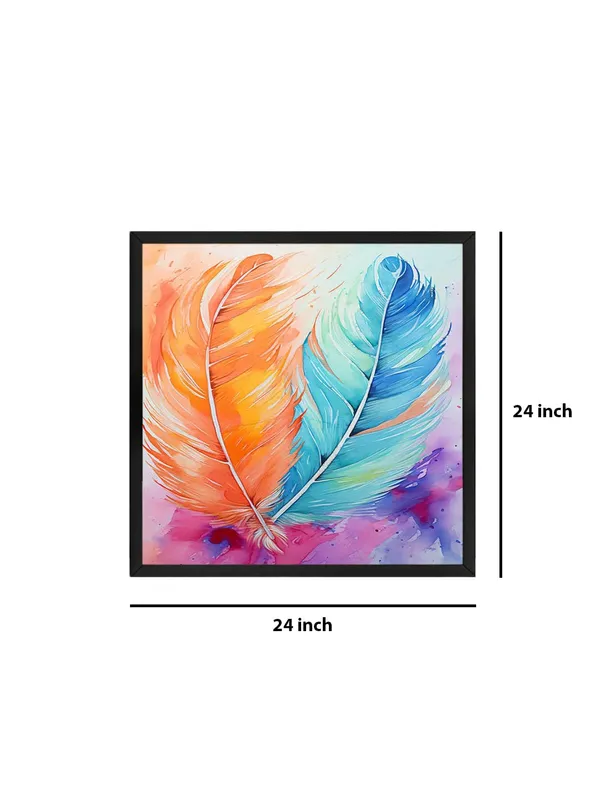 Box_Fiber_Frame_Feathers_Watercolor_Canvas-Wrapped_Painting,_24X24_-_Soft_and_Dreamy_Art_for_Calming_Decor_(BLF24X240397)