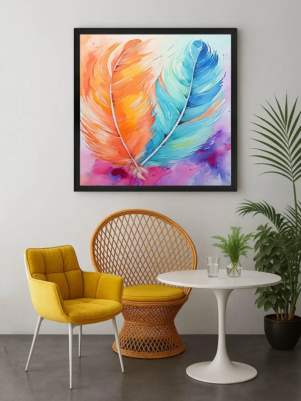 Box_Fiber_Frame_Feathers_Watercolor_Canvas-Wrapped_Painting,_24X24_-_Soft_and_Dreamy_Art_for_Calming_Decor_(BLF24X240397)