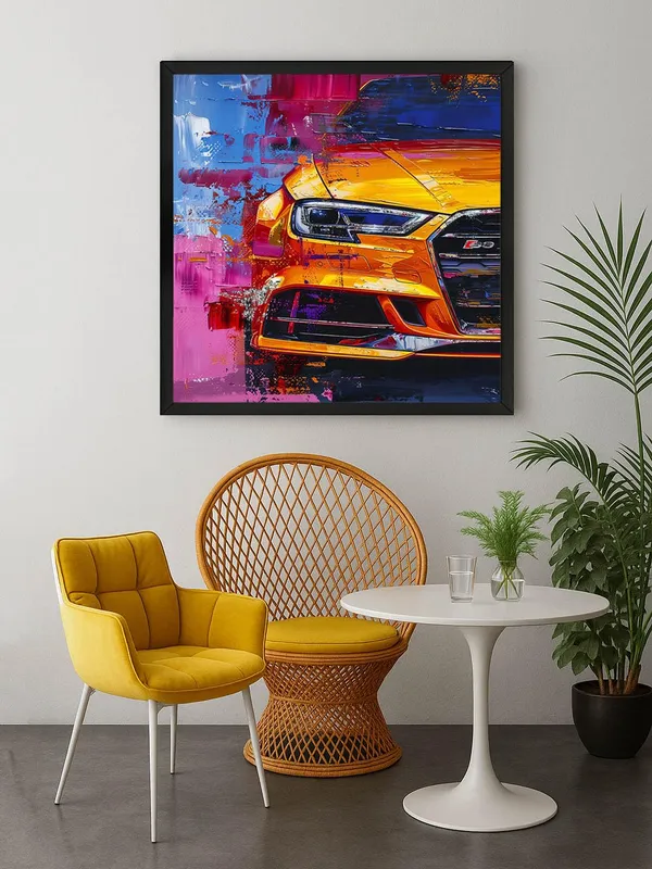 Box_Fiber_Frame_Classic_Car_in_Clouds_Canvas-Wrapped_Painting_24X24_-_Surreal_Vintage_Car_Wall_Decor_(BLF24X240454)