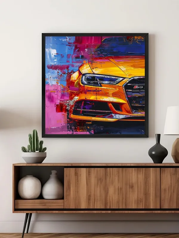 Box_Fiber_Frame_Classic_Car_in_Clouds_Canvas-Wrapped_Painting_24X24_-_Surreal_Vintage_Car_Wall_Decor_(BLF24X240454)